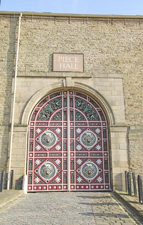 The Piece Hall ©Shutterstock /Alastair Wallace The Ornate Piece Hall Gates in Halifax - a 200 year old building which was a market place for cloth workers to sell their pieces