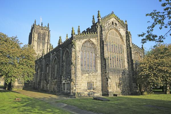 The Minster ©Shutterstock /Alastair Wallace Rear view of Halifax Minster