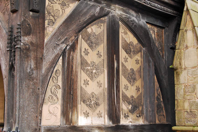 Detail of St Martins Cathedral, Leicester