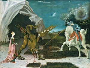 Paolo Uccello - Saint George, the Princess, and the Dragon (1460) (c) Cea via Flickr