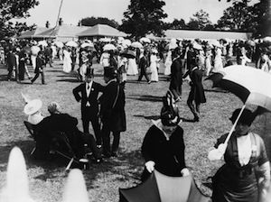 Racegoers at Royal Ascot before the First World War Source:Imperial War Museum