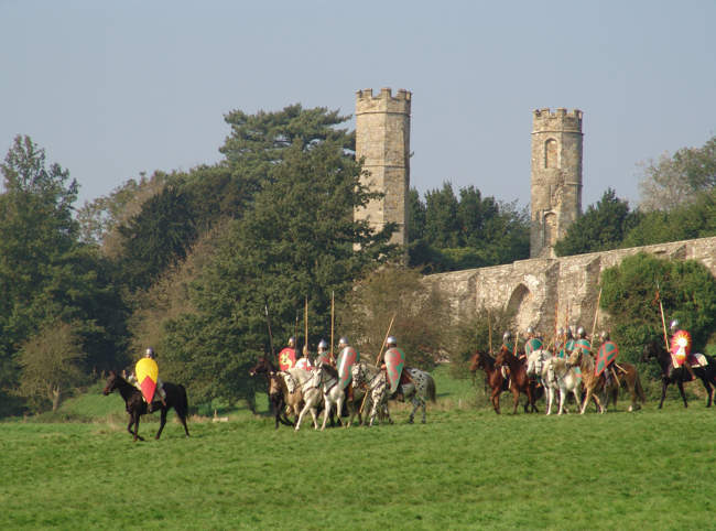 Knights on battle field