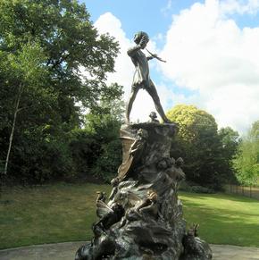 The Peter Pan statue in Hyde Park