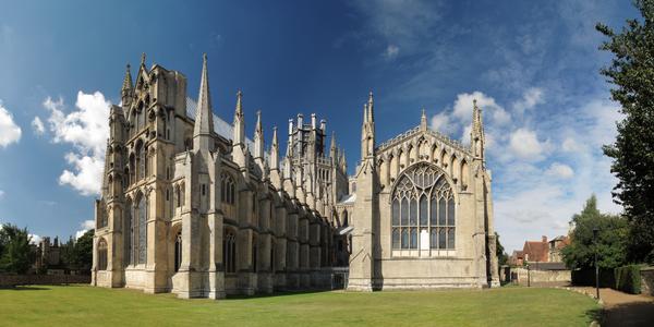 Ely cathedral in Eastern England