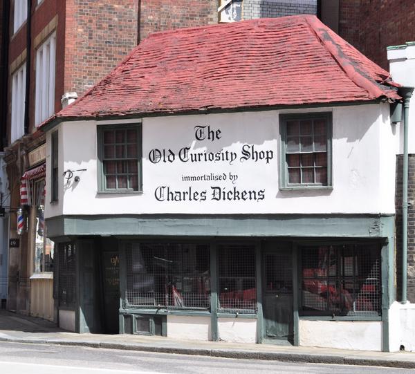 The Old Curiosity Shop in Aldwych, London, immortalised by Charles Dickens
