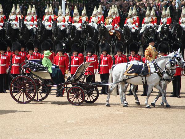 The Queen Inspecting the Troops