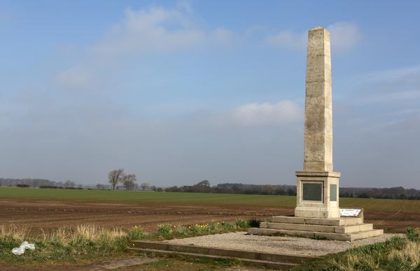 Stone monument at Marston Moor