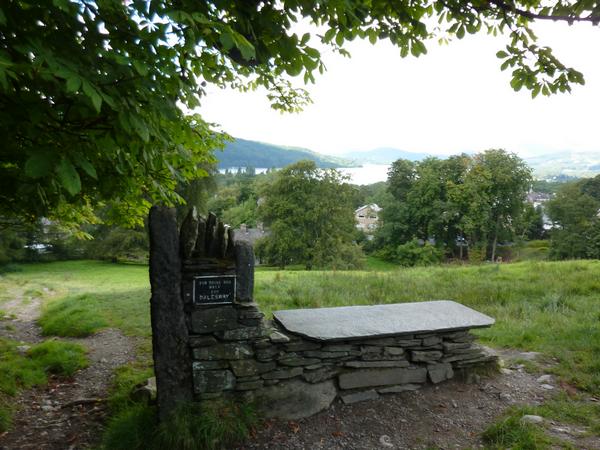 The bench at the end of the Dales Way