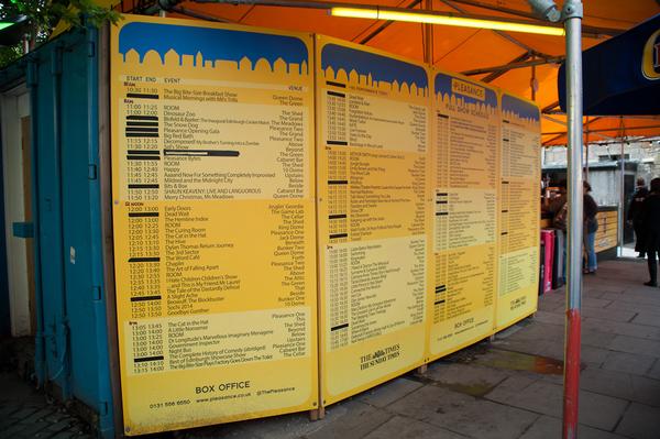 All of the shows in one day at Pleasance