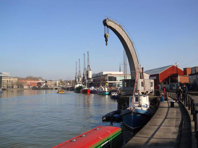 Cranes at the M Shed