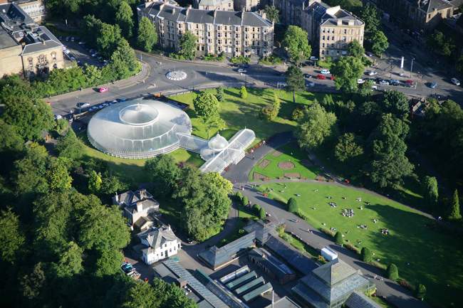 Aerial View of Botanic Gardens