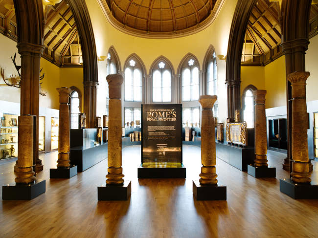 Antonine Wall Display in Hunterian Museum