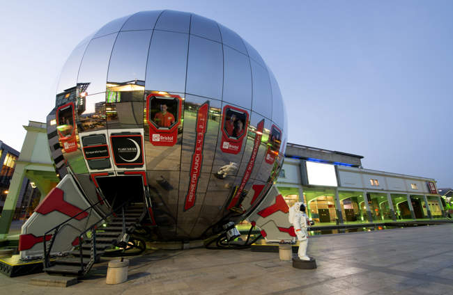 At Bristol Planetarium Exterior