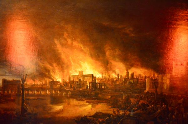 The Great Fire, Seen From Tower Wharf