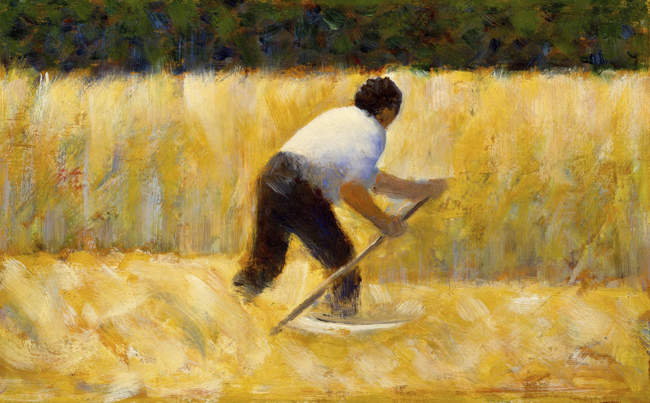 The Mower by Seurat