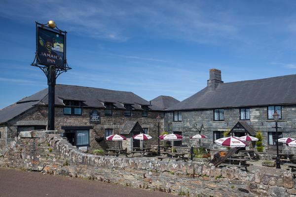 Jamaica Inn, Cornwall, from Daphne du Maurier's novel of the same name.