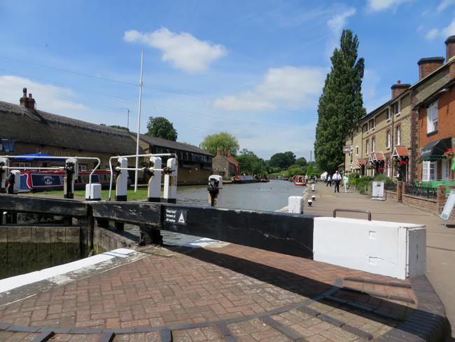 Top Lock at Stoke Bruerne
