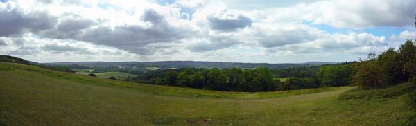 Valley between Guildford and Dorking