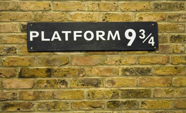 Platform 9 3/4 at Kings Cross Station