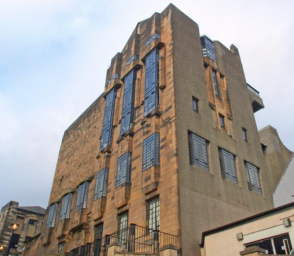 The Glasgow School of Art designed in 1896 by Scottish architect Charles Rennie Mackintosh