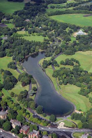 Sefton Park Aerial View