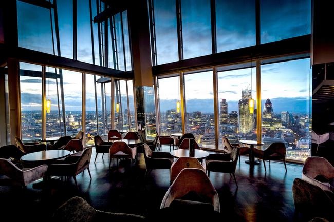 Views from inside the Aqua Shard