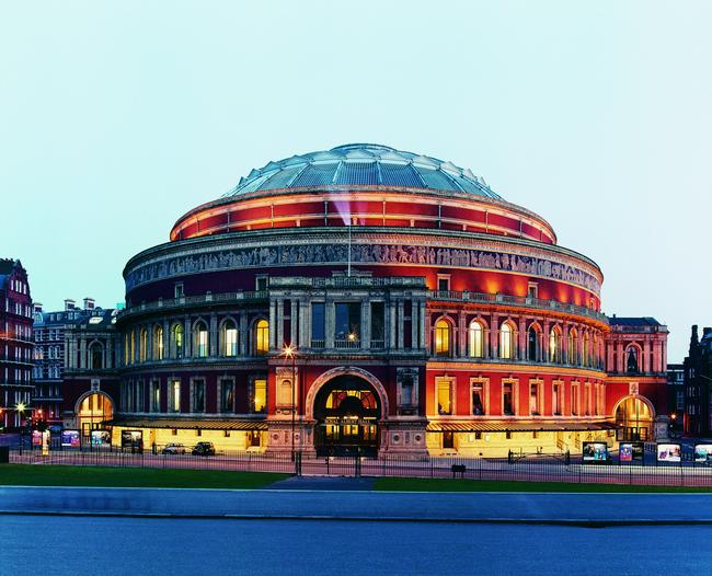 Royal Albert Hall at night