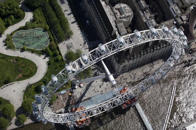 London Eye from The London Helicopter
