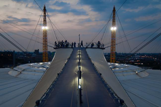 Evening Climb Up At the O2