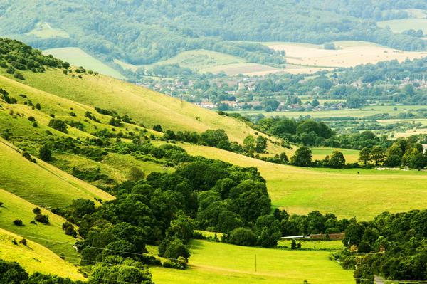 View from the South Downs Way footpath