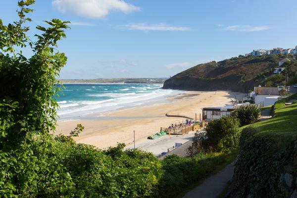 Carbis Bay, Cornwall, near St Ives on the South West Coast Path