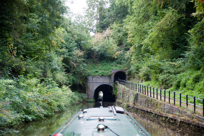 Shrewley Tunnel Showing The Horse Tunnel