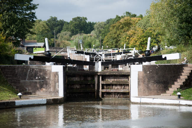 Looking back up the Hatton Flight