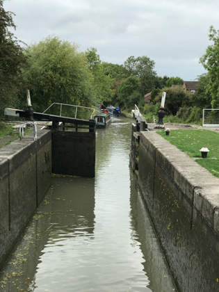 Patricia Helen Entering a Lock