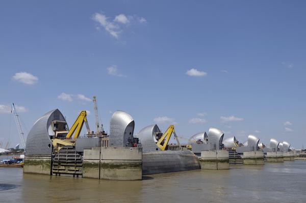The Thames Barrier at Charlton