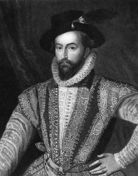Engraving of Sir Walter Raleigh