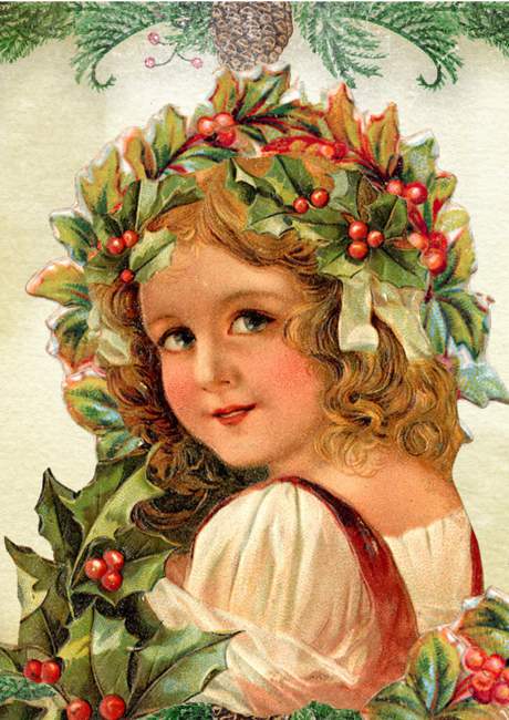 Victorian Christmas Card