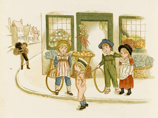 Victorian Toys - Hoops. Date: 1883