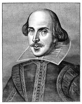 Engraving of William Shakespeare