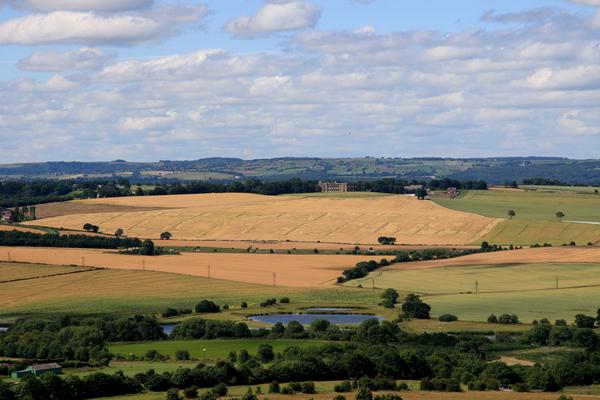 View looking west towards the Vale of Scarsdale.