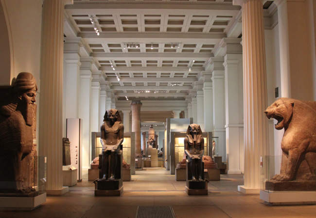 Egyptian Sculpture Gallery © The Trustees of the British Museum Egyptian Sculpture Gallery