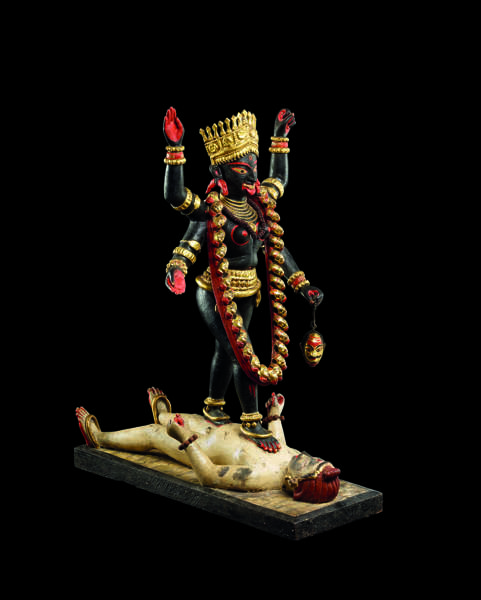 Kali striding over Shiva © The Trustees of the British Museum Kali striding over Shiva