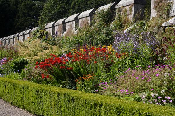 The Walled Garden © Shutterstock / Gail Johnson Flower border in the gardens at Chillingham Castle