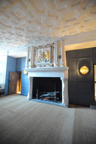 Fireplace in the Royal Palace