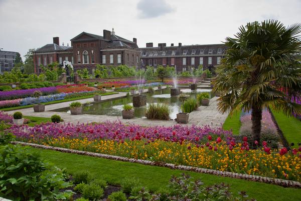 The formal gardens at Kensington Palace
