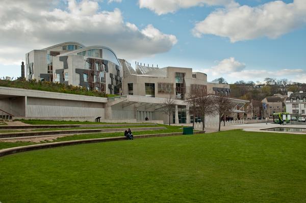Grass at front of Parliament Building