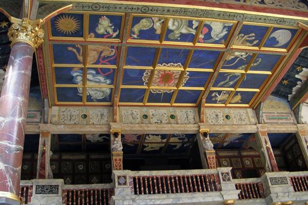 London Globe, Balcony & Stage Ceiling