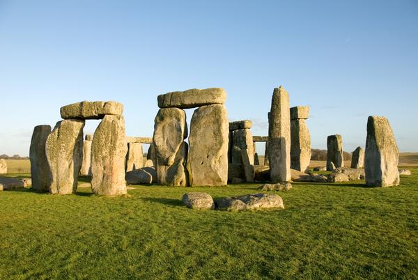 Stonehenge near Salisbury on a sunny day