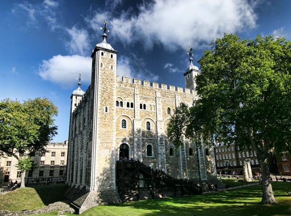 The White Tower at the Tower of London