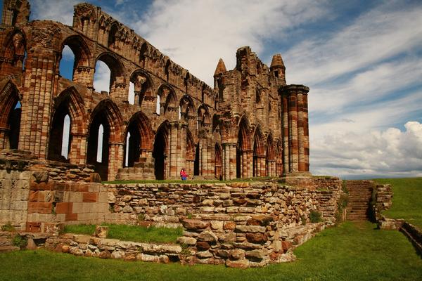 Arches in the ruins of Whitby Abbey